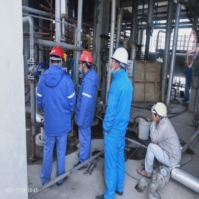 配合監(jiān)理業(yè)主做管道水壓試驗(yàn)